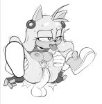 4chan_anon anthro big_breasts big_penis bodily_fluids breasts clothed clothing duo ear_piercing eulipotyphlan fan_character female fingerless_gloves footwear fucked_silly genitals gloves hair handwear hedgehog kenzou_the_hedgehog long_hair male male/female mammal nelson_pose nipples orgasm orgasm_face pantsless pantsless_female penis piercing raised_clothing raised_shirt raised_topwear shirt shoes sketch sneakers sweat tongue tongue_out topwear twitching