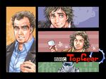  alcohol bad_id bad_pixiv_id black_border blonde_hair bodysuit border brown_hair collared_shirt covered_eyes cup drinking_glass grey_eyes helmet helmet_over_eyes jacket james_may jeremy_clarkson multiple_boys open_clothes open_jacket richard_hammond shirt snowslide the_stig top_gear translated wine wine_glass 