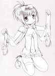  greyscale highres kunihiro_hajime monochrome saki scarf solo tokumi_yuiko 