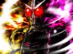  antennae bad_id bad_pixiv_id glowing glowing_eyes haruhara kamen_rider kamen_rider_double kamen_rider_w male_focus solo 