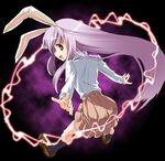  animal_ears bunny_ears gengorou long_hair pleated_skirt purple_hair red_eyes reisen_udongein_inaba skirt solo touhou 