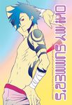  bad_id bad_pixiv_id bandages bodypaint kamina kicchou_(maguro) male_focus shirtless solo swimsuit tattoo tengen_toppa_gurren_lagann 