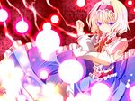  alice_margatroid bad_id bad_pixiv_id blonde_hair danmaku nanase_nao purple_eyes short_hair solo touhou 