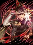  bayonetta bayonetta_(character) glasses mole mole_under_mouth solo yukikotsu 