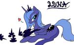  &lt;3 equine female feral friendship_is_magic horn horse looking_back mammal my_little_pony plain_background pony princess_luna_(mlp) ricedawg solo text winged_unicorn wings 