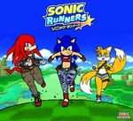  canine clothing echidna fox girly hedgehog jeans knuckles_the_echidna mammal miles_prower monotreme multiple_tails sega shorts sonic_(series) sonic_runners sonic_the_hedgehog sonicharinezumi 
