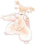  ambiguous_gender dragon eyelashes gastropod goodra nintendo plain_background pok&eacute;mon sitting slug slugbox solo video_games 