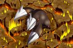  claws excadrill mole no_humans pokemon pokemon_bw tagme 