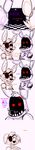  2015 animatronic bonnie_(fnaf) bow_tie canine comic eye_patch eyewear five_nights_at_freddy&#039;s five_nights_at_freddy&#039;s_2 fox foxy_(fnaf) fur hook lagomorph machine mammal mechanical rabbit robot smile 