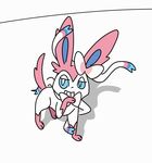  ambiguous_gender blue_eyes eeveelution feral looking_at_viewer nintendo pok&eacute;mon robosylveon_(artist) smile sylveon teeth video_games 