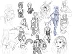  2012 animal_ears anthro armor breasts butt canine captain_america changeling clothed clothing crossover draenei english_text female fox fox_ears foxgirl friendship_is_magic fur greyscale hair hand_on_breast hi_res human kitsu looking_at_viewer mammal marvel metroid monochrome my_little_pony navel nintendo queen_chrysalis_(mlp) raptor007 samus_aran shield singing sketch smile solo text undressing video_games warcraft weapon zero_suit 