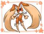  black_screla blush brown_fur female flat_chested fur kemono lagomorph lopunny mammal nintendo pok&eacute;mon pokmeon rabbit red_eyes unknown_artist video_games 