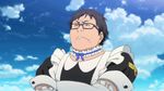 1boy alternate_costume animated animated_gif glasses kinoshita_seiichi maid male male_focus shirobako solo 