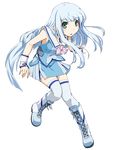  aoki_hagane_no_arpeggio blue_hair full_body green_eyes highres iona long_hair notice_(kou) sailor_collar thighhighs transparent_background very_long_hair 