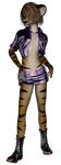  2015 3d alpha_channel ambiguous_gender anthro boots cgi clothed clothing feline gralthin jacket kawaoneechan mammal miniskirt plain_background skimpy solo tiger transparent_background 