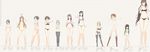  agano_(kantai_collection) ahoge anchor bangs black_hair blunt_bangs bra breasts brown_eyes brown_hair cleavage flat_chest garter_belt giantess glasses hair_over_one_eye hairband hatsuyuki_(kantai_collection) headband height_chart height_difference highres kantai_collection katori_(kantai_collection) kuma_(kantai_collection) large_breasts long_hair multiple_girls nagara_(kantai_collection) navel ooyodo_(kantai_collection) panties panties_under_pantyhose pantyhose platform_footwear ponytail purple_hair ryuujou_(kantai_collection) sendai_(kantai_collection) short_hair small_breasts smile stilts tenryuu_(kantai_collection) tetsukuzu_(yajirushi_shita) thighhighs translation_request twintails two_side_up underwear underwear_only yamato_(kantai_collection) yellow_eyes yuubari_(kantai_collection) 