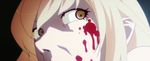  bakemonogatari blonde_hair blood cap oshino_shinobu yellow_eyes 