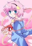  blue_eyes eyes hairband heart komeiji_satori ogakuru purple_hair short_hair solo touhou 