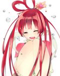  bad_id bad_pixiv_id chinese_clothes duripu hair_ornament hair_rings hanfu jewelry long_hair magi_the_labyrinth_of_magic red_hair ren_kougyoku smile solo tears water 