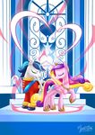  2015 equine female feral friendship_is_magic horn husband_and_wife male mammal my_little_pony mysticalpha princess_cadance_(mlp) shining_armor_(mlp) unicorn winged_unicorn wings 