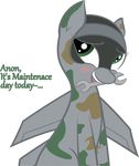  aeromorph aircraft airplane blush camo edit english_text equine fan_character female feral horse jh mammal my_little_pony object_in_mouth pony racer437 sitting skybreaker solo text tools wings wrench 