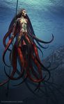  amazing anthro breasts cephalopod creepy female marine nude polearm scylla solo spear steve_argyle tentacles weapon 