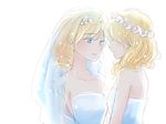  alice_margatroid blonde_hair blue_eyes blush couple dress image_sample kirisame_marisa long_hair multiple_girls nip_to_chip pointy_ears touhou twitter_sample wedding_dress wife_and_wife yuri 