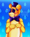  animatronic bear bow_tie bubblehermit five_nights_at_freddy&#039;s golden_freddy_(fnaf) hat machine male mammal mechanical robot top_hat 