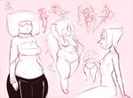  5girls ^_^ amethyst_(steven_universe) breasts eyes_closed garnet_(steven_universe) large_breasts multiple_girls open-chest_sweater pearl_(steven_universe) peridot_(steven_universe) rose_quartz_universe short_hair small_breasts steven_universe sunglasses very_long_hair 