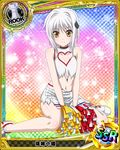  artist_request blush breasts card_(medium) character_name cheerleader chess_piece hair_ornament hairpin heart_cutout high_school_dxd legs navel official_art pale_skin pom_poms rook_(chess) shoes short_hair silver_hair sitting skirt small_breasts solo torn_clothes toujou_koneko trading_card yellow_eyes 