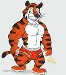  anthro clothing feline krunchycroc male mammal solo tiger underwear 