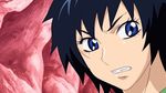  animated animated_gif black_hair blue_eyes female fighting girl lowres rin rin_(toriko) toriko toriko_(series) violence weapon 