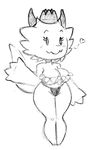  breasts clothing kobold kobold_princess panties princess royalty sketch towergirls underwear 