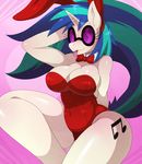  2015 anthro big_breasts breasts cleavage clothed clothing equine female friendship_is_magic horn mammal my_little_pony solo sssonic2 unicorn vinyl_scratch_(mlp) 