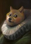  canine clothing dog doge fur humor looking_at_viewer male mammal meme plain_background shiba_inu solo tan_fur 