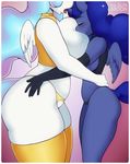  2015 3mangos absurd_res anthro big_breasts breastfeeding breasts equine female friendship_is_magic hi_res horn horn_sucking huge_breasts incest mammal my_little_pony princess_celestia_(mlp) princess_luna_(mlp) winged_unicorn wings 