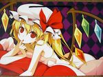  blonde_hair flandre_scarlet hands hat nail_polish one_side_up photo ponytail red_eyes red_nails reina_(black_spider) short_hair solo touhou wallpaper wings 
