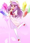  bad_id bad_pixiv_id bespectacled book glasses hat long_hair patchouli_knowledge purple_eyes purple_hair solo tank_(artist) touhou 