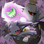  bad_pixiv_id banette dusknoir gen_3_pokemon gen_4_pokemon ghost lemoco99 nintendo no_humans pokemon pokemon_(creature) spiritomb 