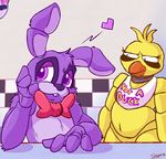  animatronic avian bird bonnie_(fnaf) chica_(fnaf) chicken five_nights_at_freddy&#039;s lagomorph machine mammal mechanical rabbit robot skoon 