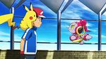  1boy animated animated_gif happy hat hoopa pikachu pokemon pokemon_(anime) satoshi_(pokemon) 