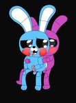  anal anal_penetration animatronic anthro blush bonnie_(fnaf) cum erection five_nights_at_freddy&#039;s five_nights_at_freddy&#039;s_2 lagomorph machine male male/male mammal mechanical open_mouth penetration penis rabbit robot sex smile tongue toy_bonnie_(fnaf) video_games yoshi33866 
