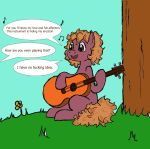  2018 dialogue equine guitar male mammal musical_instrument my_little_pony quicksocks tone_depth 