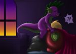  ! 2015 ? anal anal_penetration bed big_macintosh_(mlp) butt butt_grab cutie_mark dragon duo earth_pony equine exelzior-maximus eyes_closed faceless_male forced friendship_is_magic fur hand_on_butt horse male male/male mammal morning my_little_pony penetration penis pony purple_scales rape red_fur spike_(mlp) window 