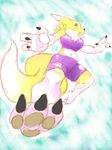  bandai breasts digimon feet female renamon smoaer 