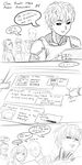  4chan ass bald black_sclera comic drawfag fubuki_(one-punch_man) fubuki_(onepunch_man) genos king_(onepunch_man) one-punch_man onepunch_man saitama_(one-punch_man) saitama_(onepunch_man) speech_bubble 