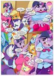  animal_ears anthro anthrofied applejack_(mlp) bbmbbf blonde_hair blue_eyes breasts clothed clothing comic embarrased english_text equine fluttershy_(mlp) friendship_is_magic green_eyes hair horn horse looking_back looking_down looking_up mammal multicolored_hair my_little_pony one_eye_closed open_mouth palcomix pegasus pink_eyes pink_hair pinkie_pie_(mlp) pony purple_eyes purple_hair rainbow_dash_(mlp) rarity_(mlp) skirt text tongue twilight_sparkle_(mlp) under_boob unicorn winged_unicorn wings 