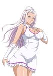  1girl breasts female himiko_(ikkitousen) ikkitousen large_breasts nurse official_art solo standing 
