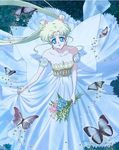  bishoujo_senshi_sailor_moon bishoujo_senshi_sailor_moon_crystal blonde_hair blue_eyes bug butterfly crescent_moon flower insect moon princess_serenity solo tsukino_usagi 