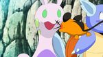  animated animated_gif dedenne glomp hug no_humans pokemon pokemon_(anime) sliggoo wartortle 